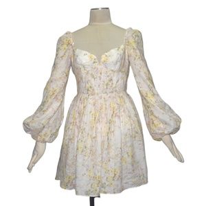 Sau Lee Floral Print Poppy Mini Dress 6